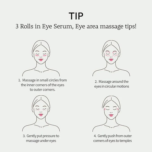 Farmstay Hyaluronic Acid Roll-on Eye Serum with 2% Niacinamide & Collagen – Hydrating Korean Eye Roller for Dark Circles, ...