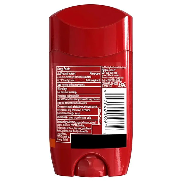 Old Spice Aluminum Free Deodorant for Men, 24/7 Odor Protection, 24/7 Freshness & Lasting Scent, Goes on Clear, Bearglove ...