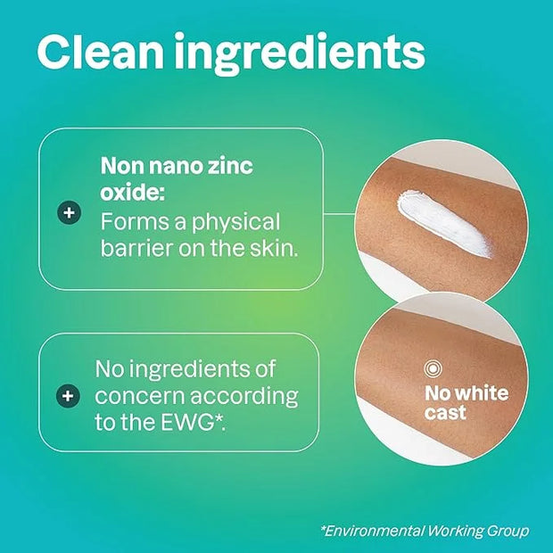 ATTITUDE Mineral Sunscreen with Zinc Oxide, SPF 30, EWG Verified, Broad Spectrum UVA/UVB Protection, Dermatologically Test...