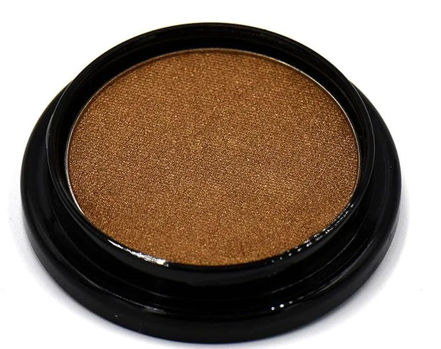 Antique Gold Carmel Bronze Shimmer Pressed Powder Single Vegan Eyeshadow; Talc, Paraben & Cruelty Free - Product Image