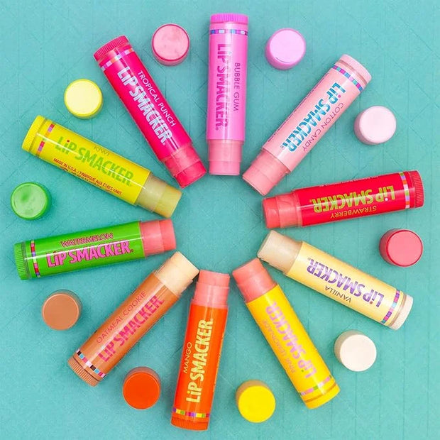 Lip Smacker Original & Best Party Pack - 10 Moisturizing Lip Balms, Classic Flavors, Hydrating & Protecting - Cruelty-Free...