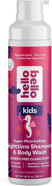 Hello Bello Kids Shampoo and Body Wash, Gentle Hypoallergenic Tear-Free Formula, Vegan and Cruelty-Free, Creamy Coconut Sc...