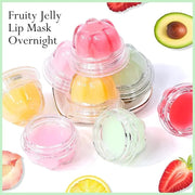 2Pc Jelly Lip Mask Overnight,Fruity Avocado Collagen-Avocado