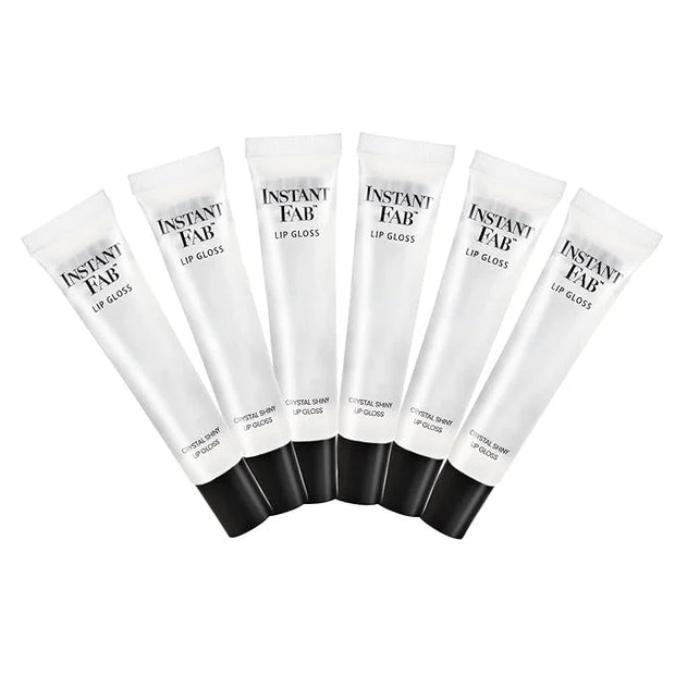 STUDIO LIMITED Instant Fab Crystal Shiny Clear Lip Gloss Long Lasting Ultra Hydrating Plumping Lip Gloss for women girls V...