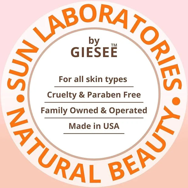 Sun Laboratories By Giesee Ultra Dark Self Tanning Lotion 32 oz - Organic Sunless Tanning Lotion, Extra Dark Self Tanner, ...