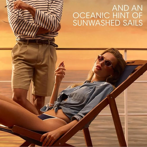 VACATION “GRAND CUVÉE” Eau de Toilette Sunscreen, Amber Vanilla Perfume for Women & Men, Unisex Summer Scent with Argan, P...