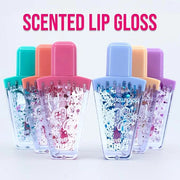 114 Bundle Cute Mood Color Changing Popsicle Set of 6 Lip Gloss, Shimmery Glossy Lightly Scented, Non-Sticky, First Makeup...