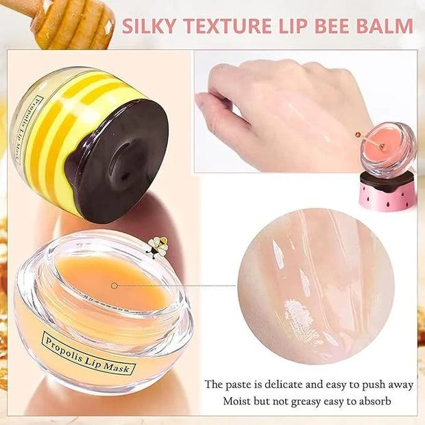 2 PCS Bee Lip Balm Honey Color