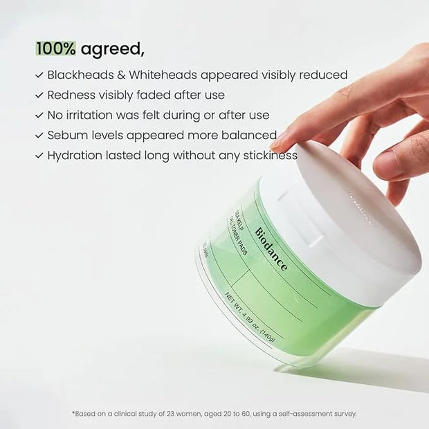 Biodance Sea Kelp Gel Toner Pads, Calming & Soothing for Sensitive Skin, Oil & Sebum Control, Blemish Care, Gentle Exfolia...