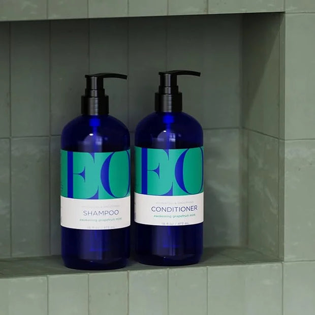 EO Shampoo and Conditioner Combo Pack, 16 Ounce Bottles (1 of Each), Grapefruit and Mint, Organic Plant Based, Hydrating &...