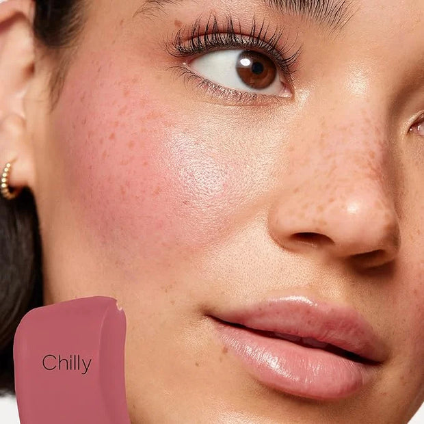 Saie Dew Liquid Blush for Cheeks - Hydrating Cream Blush Stick with a Blendable + Buildable Formula - Skincare Infused Dew...