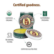 Badger - Hardworking Healing, Aloe Vera & Wintergreen, Working Hand Balm, for Dry Hands, Hand Moisturizer, Certified Organ...