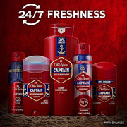 Old Spice Refreshing Body Wash for Men, 3X Defense, 24/7 Shower Fresh with Long Lasting Scent, Red Collection, Captain wit...