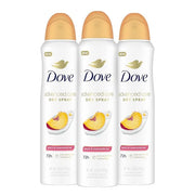 Dove Advanced Care Antiperspirant Deodorant Dry Spray Peach & Chamomile Tea 3ct underarm care boosts skin's ceramide level...