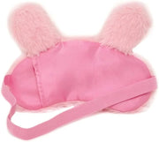 Honbay Plush Rabbit Sleeping Eye Mask Cute Cartoon Animal Eye Mask for Little Girls (Pink) - Product Image