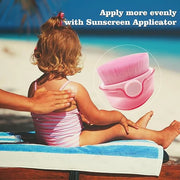 3 Pack Sunscreen Brush Applicator for Kids, Baby Sunblock Applicator with Protective Case, Sunscreen Applicator for kids, ...