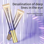 O'CHEAL Anti- Wrinkle Eye Cream With Roller Ball Quick Drying Hydrating Hyaluronic Acid Refreshing Eye Serum Fades Fine Li...