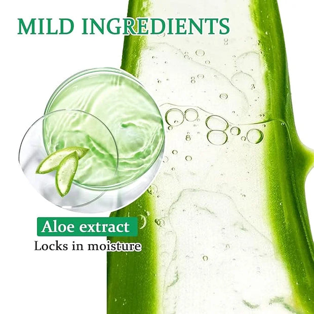 8PCS Aloe Vera Gel for Face & Skin,Organic Aloe Vera Gel,Hydrating After Sun Cream for Travel Size,Moisturizing Lotion for...