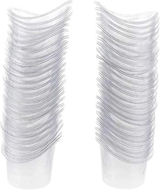 50 Pcs Non Sterile Disposable Plastic Eye Wash Cups Portable Disposable Measuring Cup 5ml Eye Flush Cleaning Cups Vials fo...