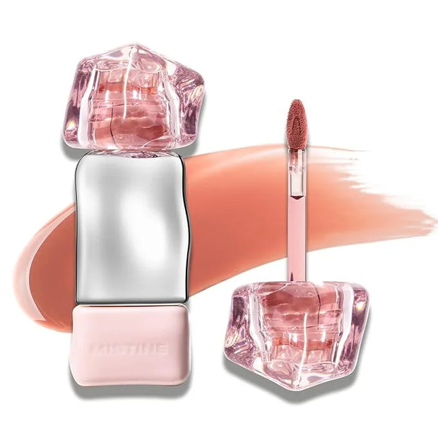 Mistine Lip Gloss Lip Oil Lip Plumber Non-sticky Tinted Lip Gloss for Women Infused with 1% Peptide Finish Lip Tint Hydrat...