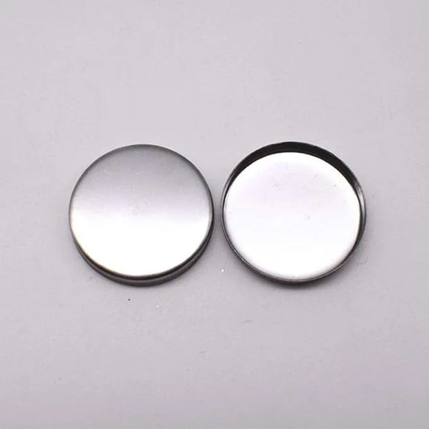 30 Pieces Empty Round Metal Tin Palette Pans