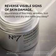 No7 Future Renew Damage Reversal Night Cream - Hydrating Face Moisturizer & Firming Cream to Reverse Visible Signs of Skin...