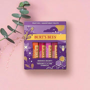Burt's Bees, 4 Lip Balms, Beeswax Bounty Set, Pomegranate, Sweet Mandarin, Coconut And Pear & Watermelon - Product Image