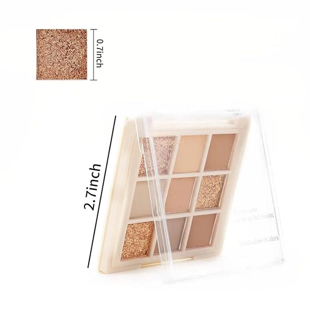 Boobeen Nude Eyeshadow Palette - Matte and Shimmer Makeup, Highly Pigmented Creamy Eye Shadow Powder, Create a Neutral Eye...