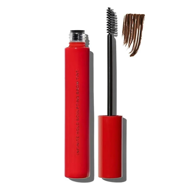 MAKE Beauty Infinite Hold Brow Tint. Brown Eyebrow Gel with Brush. Sculpt, Define, and Set Eyebrows - All-Day Wear - Produ...