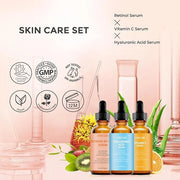 Face Serum Set – Retinol Serum, Vitamin C Face Serum & Hyaluronic Acid Serum for Face – Anti Aging Serum Skin Care Set for...