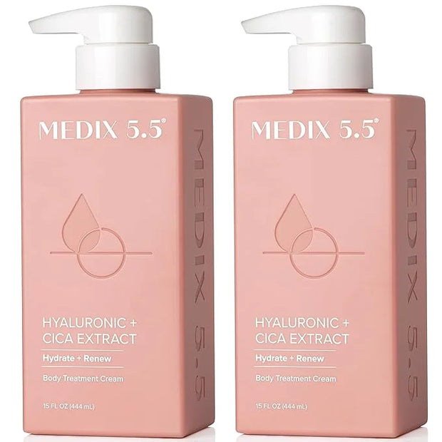 Medix 5.5 Hyaluronic Acid + Vitamin E Cream Body Lotion For Women | Hydrating Dry Skin Firming Lotion Minimizes Look Of Wr...