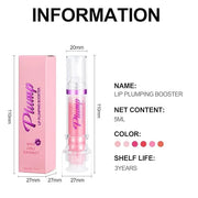 Lip Plumping Booster, Spicy Lip Lipstick, Lifter Gloss, Hydrating, Volumizes High-Shine Lip Plumping Lip Glass Mirror Lip ...