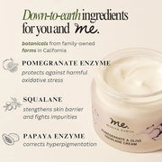 Mudita Earth Squalane Anti Aging Skin Cream, Rich Moisturizer for Aging & Dry Skin, Hyaluronic Acid, Squalane for Dark Spo...