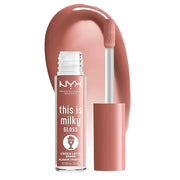 NYX PROFESSIONAL MAKEUP This Is Milky Gloss, Lip Gloss with 12 Hour Hydration, Vegan - Choco Latte Shake (Milk Chocolate) ...