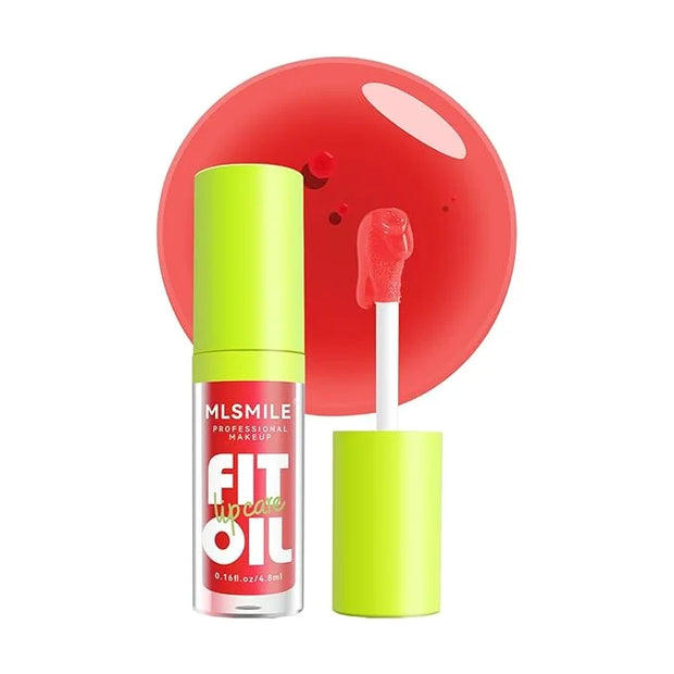 Lip Oil Lip Glaze, Soft Brush Head Hydrating Lip Glow Oil,Shiny Transparent Lip Gloss Plumping,Long Lasting Nourishing Non...