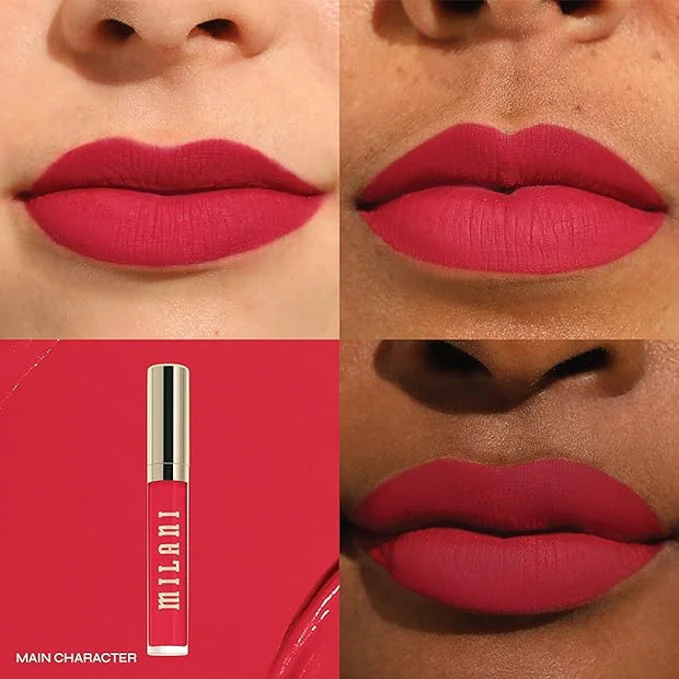 Milani Stay Put Longwear Liquid Lipstick - Smudge-Proof, Kiss-Proof, and Fade-Resistant Formula for All-Day Wear - Main Ch...