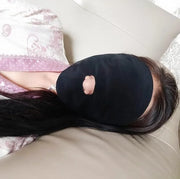 100% Silk Sleep Mask Modern Full Face Sleep Mask Soft Comfortable A Good Night’s Sleep Eye Mask with Adjustable Strap (Bei...