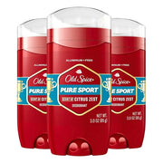 Old Spice Aluminum Free Deodorant for Men, 24/7 Odor Protection, 24/7 Freshness & Lasting Scent, Pure Sport with Citrus Ze...