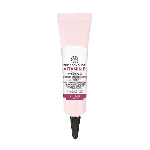 The Body Shop Vitamin E Eye Cream – Reduces the Appearance of Fine Lines – Refreshes & Hydrates – For All Skin Types – Veg...