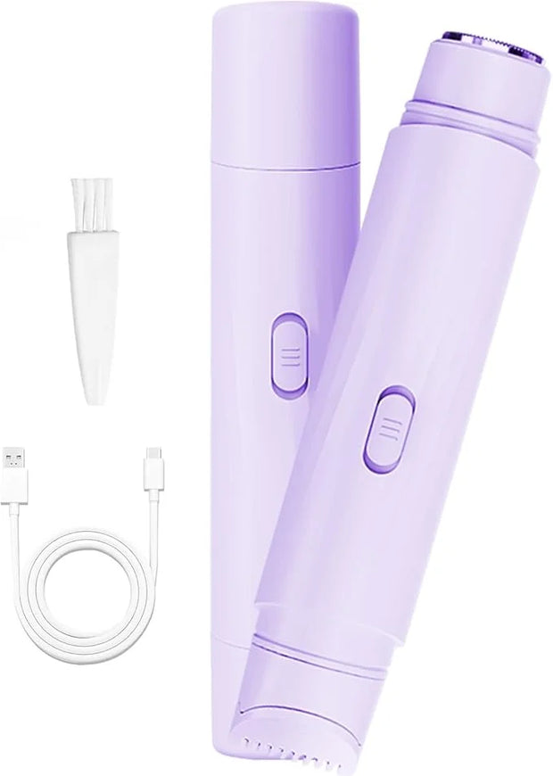 New Pinsliee Electric Razors for Women, Glowhave Double Headed Bikini Trimmer, Body Hair Shaver, Travel Razors for Women, ...
