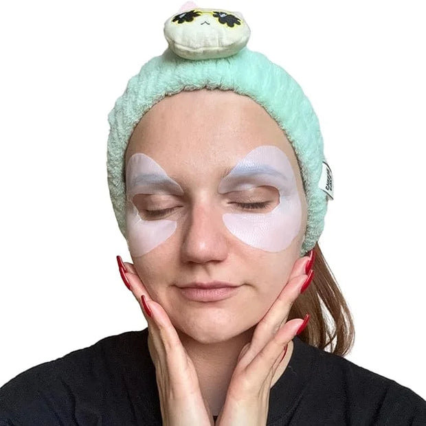 masque BAR Firming 360 Degree Bio Cellulose Retinol Eye Mask - Anti-Wrinkle Eye Patches with Collagen, Peptides, and Hyalu...