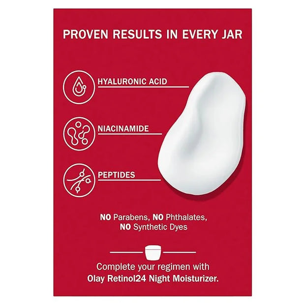 Olay Hyaluronic Acid Face Moisturizer, Instant Hydration for Women, Fragrance-Free - Dry Skin Solution, Glowing, Smoothing...