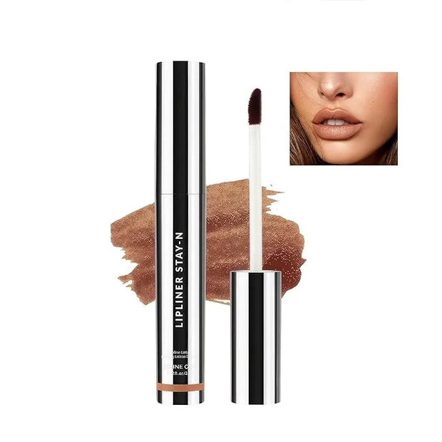 Peel Off Lip Liner Stain Velvet Tint – Long-Lasting, Moisturizing, Non-Sticky Matte Lip Lacquer, Highly Pigmented, Smudge-...