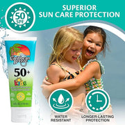 Reef Friendly Kids Sunscreen Lotion SPF 50, Mango Lime Scent Body Sunscreen Lotion, Rich in Anti Oxidants, Water Resistant...