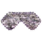 gemshan Jade Eye Mask, Amethyst Crystal Mask,Gemstone Eye Mask Anti Aging Therapy Hot or Cold Using (#2-Amethyst) - Produc...