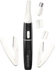 Conair GIRLBOMB All-in-1 Facial Hair Trimmer for Women - 9 Piece Kit with 2 Dermablades - Perfect for Face, Ear/Nose and E...