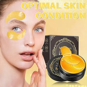 DAMUSI Gold Under Eye Patches for Puffy Eyes and Dark Circles,Moisturise 24k Gold Eye Mask for Dark Circles,Smooth Wrinkle...