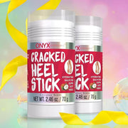Onyx Professional Cracked Heel Repair Balm Stick for Dry Cracked Feet Treatment, Coconut Scent, 2 pack - Moisturizing Foot...