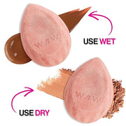 wet n wild Makeup Sponge - Low Product Absorption for Streak-Free Application, Effortless Blending Beauty for a Smooth Pro...