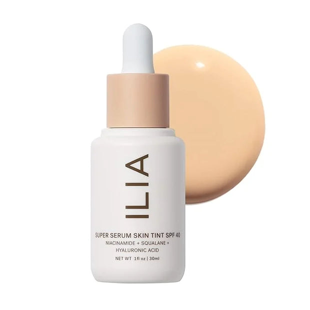 ILIA - Super Serum Skin Tint SPF 40 | Non-Comedogenic, Vegan, Lightweight to Help Against Blue Light, + Pollution while Hy...